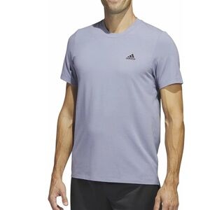 adidas Men's sz Medium Silver Violet Axis 22 2.0 Tech T-Shirt new